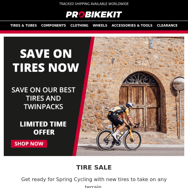 Get Spring ready with new tires!