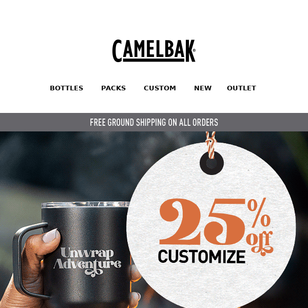 Make Your Gifts Custom & Save 25%