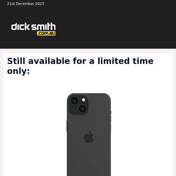Shop Apple iPhone 15 Plus (128GB, Green) - Dick Smith