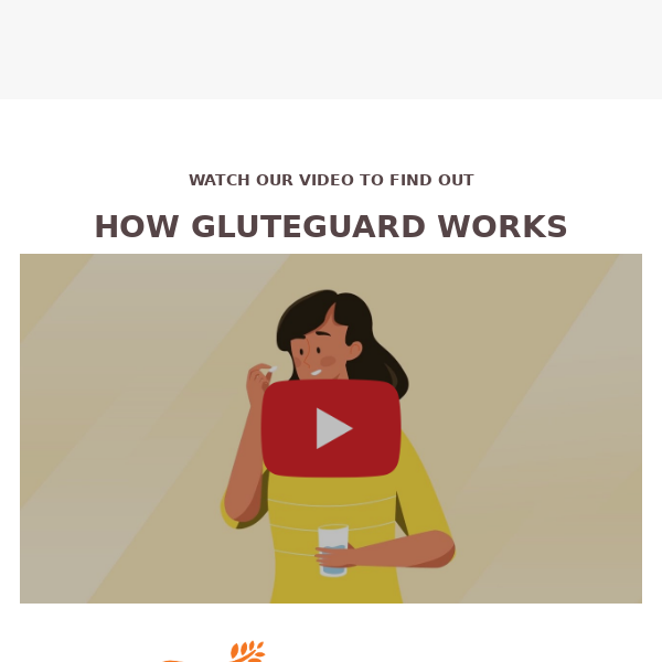 Don’t take risks with gluten, take GluteGuard