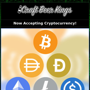 Craft Beer Kings Now Accepting Cryptocurrency! 👊