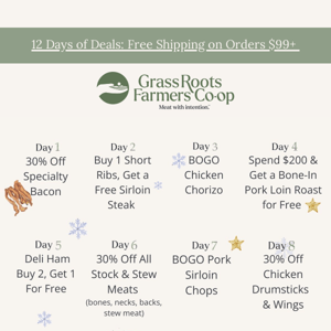 LAST FEW HOURS! Day #10: 30% OFF ALL SHANKS!