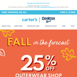 FALL THE DEALS | 25% off outerwear shop 🍁🧡🍂