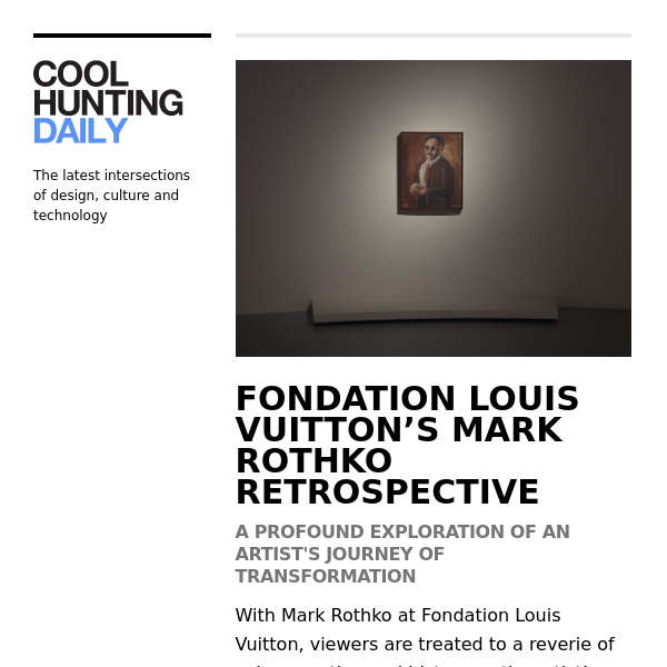 MARK ROTHKO - Retrospective Fondation Louis Vuitton