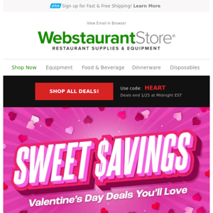 Love & savings all around!