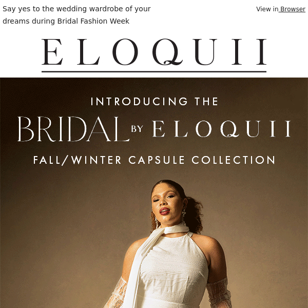 Introducing the Bridal by ELOQUII Fall/Winter Capsule Collection