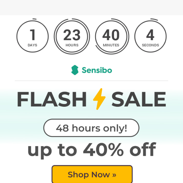 Ready, Set, Save! Our 48-Hour Flash Sale Starts Now! ⚡🚀