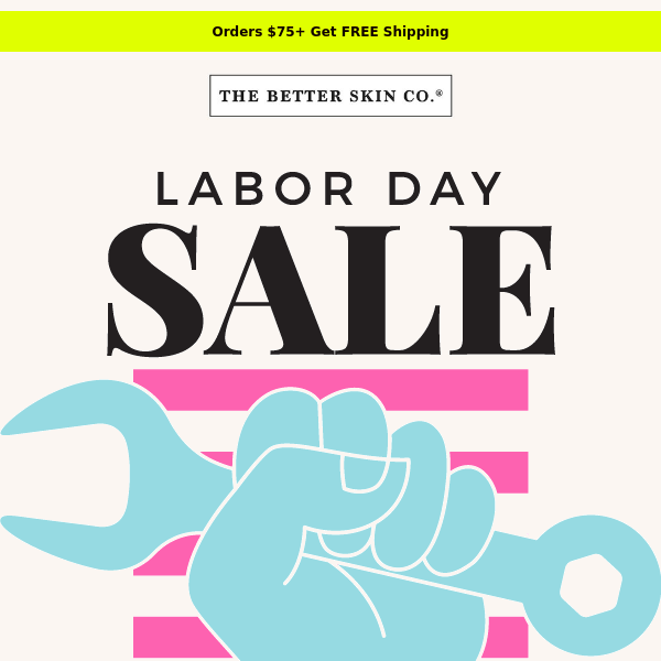 Labor Day Sale: 30% to 80% Off