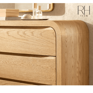 Introducing the Olin Bedroom. Organic Curved Silhouettes in American Oak.