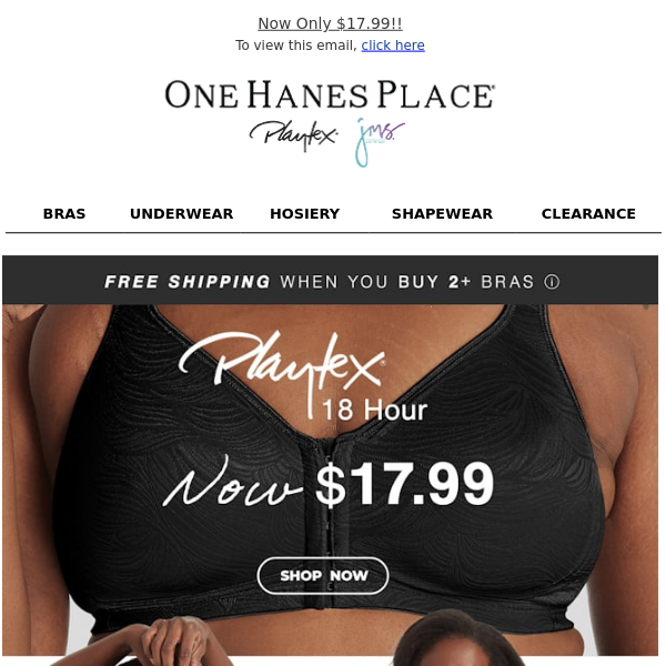 🏖️ Welcome Summer in our #1 Playtex Bra $17.99 - One Hanes Place