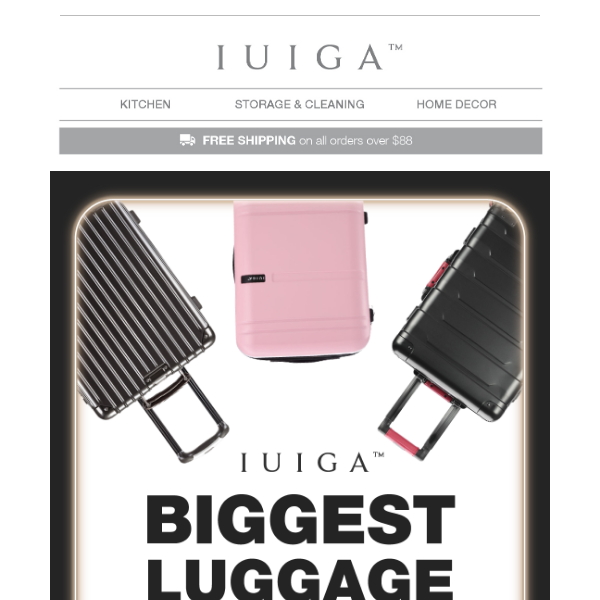 🖤Get 70% Off LUGGAGE! This weekend only!