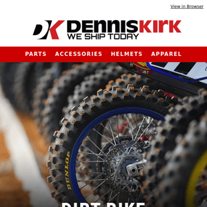 Great Dirt Bike tires from top brands!