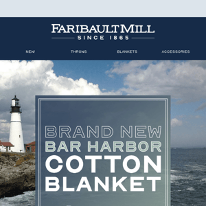 Introducing the NEW Bar Harbor Blanket!