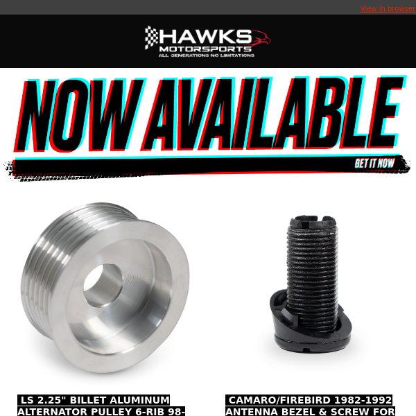 See What's Happening at Hawks Motorsports - 04.21