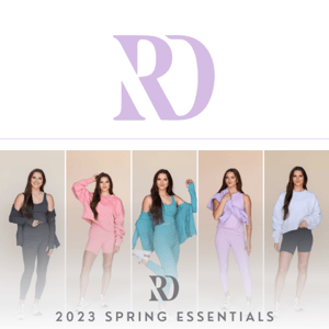 New Arrivals: RD Essentials Spring Collection 😍🔥