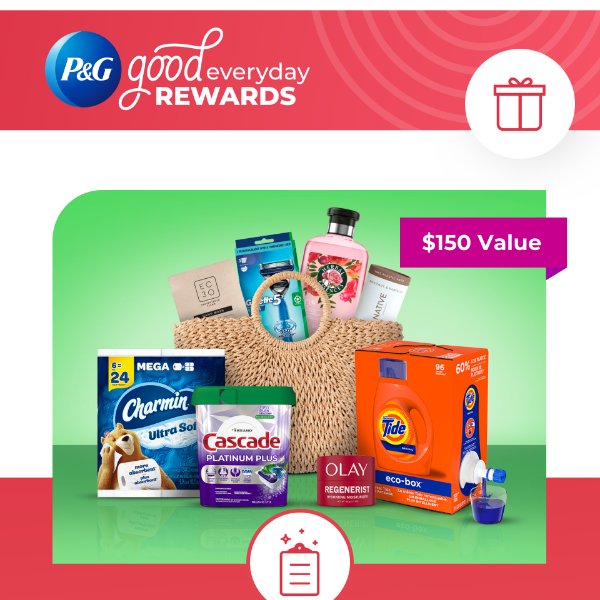 Hey, Tide, get 5 entries for a chance to win our April Prize Pack