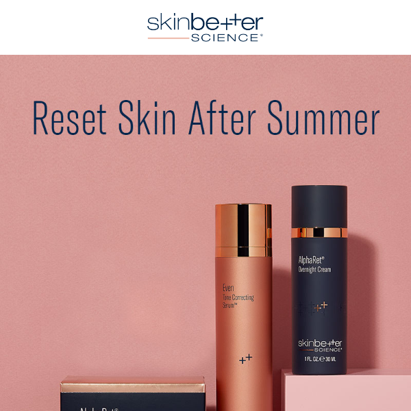 Even Glow Regimen for Summer Skin Recovery