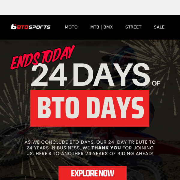 Last Day of BTO Days | Giveaways + Deals Inside!