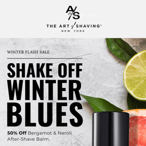 Winter Flash Sale | 50% Off Bergamot & Neroli After-Shave Balm