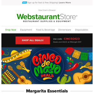 New Cinco De Mayo Deals!