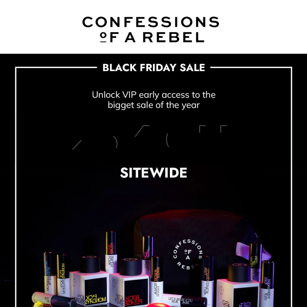 25% off sitewide starts now