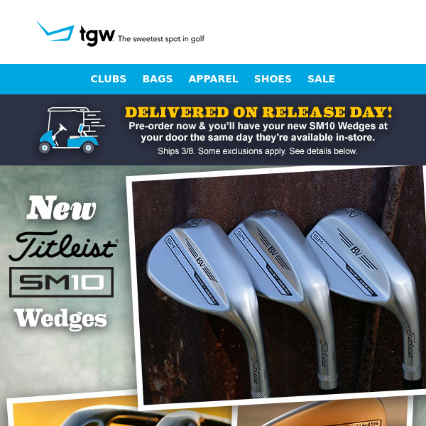 NEW Titleist SM10 Wedges – Pre-Order Yours NOW At TGW!