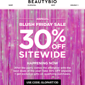 Don't miss 30% off your faves...