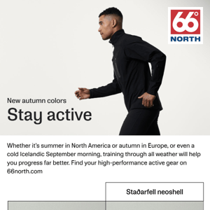 Stay active | New autumn colors