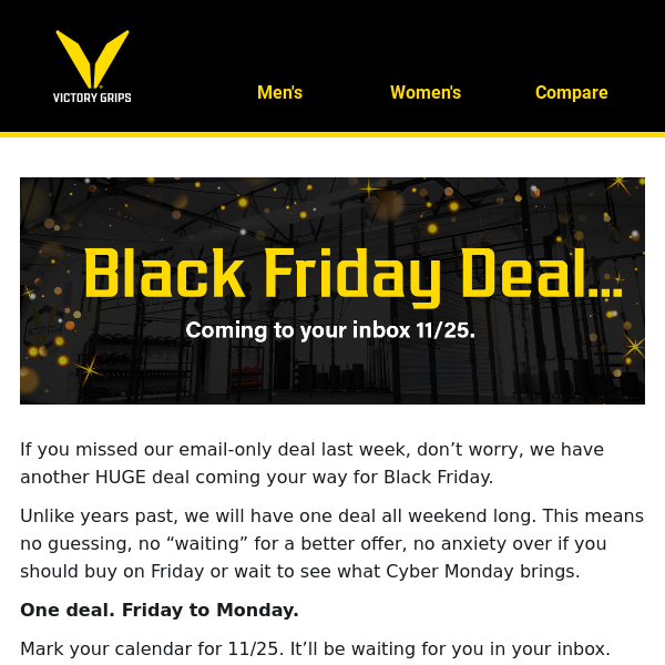 HUGE Black Friday deal on the way!