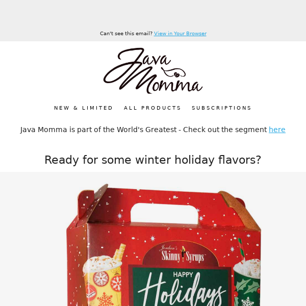 Give the Gift of Joyful Flavor this Season