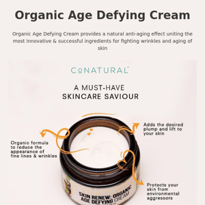 Organic Age Defying Cream 💆