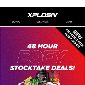 NEW EOFY Stocktake deals are up! Some only for 48 hours! ⏰🧨