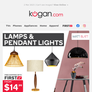 💡 Matt Blatt Nagai Pendant Light only $14.99 (SRP: $139.99) Plus More Deals on Lamps & Lightshades
