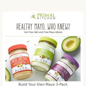 Primal Mayo Special Offer: Free Shipping and Free eBook!