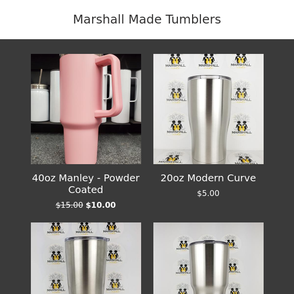 The OG Cup/Tumbler Cradle – Marshall Made Tumblers