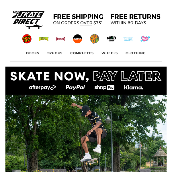 Skate Now, Pay Later.