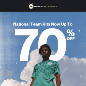 Up to 70% Off National Team Jerseys! Find Your Kit Now!