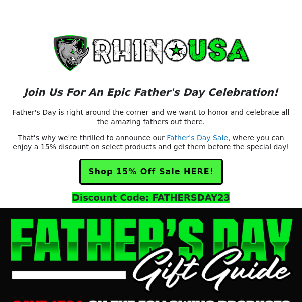 15% Off Father's Day Gifts - Shop Now!