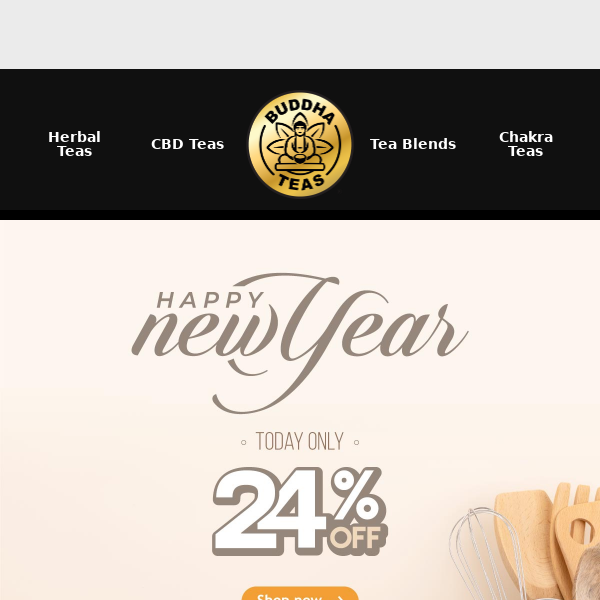 Starting 2024 with 24% OFF The Entire Store!