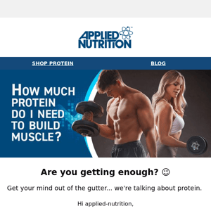 Maximise your gains with the power of protein 📈