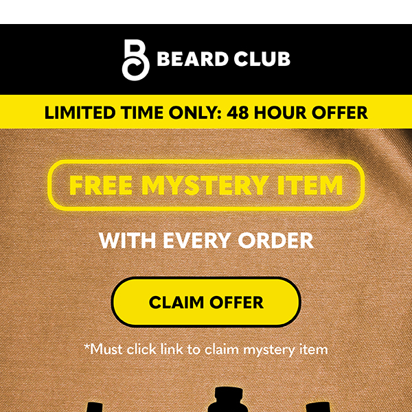 48 Hour Flash Deal: FREE mystery item