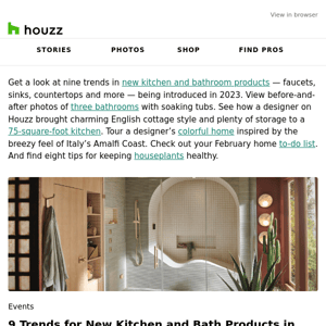 3 Bathroom Makeovers With Soaking Tubs | 9 Trends for New Kitchen and Bath Products in 2023