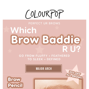 But first, BROWS!