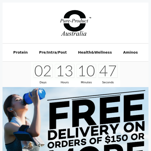 🚚💥 Free Delivery Alert: $150+ Orders This Weekend! 💪🎉