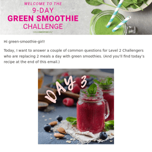 [Smoothie Challenge, Day 3] Tips to help with detox reactions