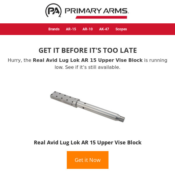 🔥 Running low on Real Avid Lug Lok AR 15 Upper Vise Block! 🔥
