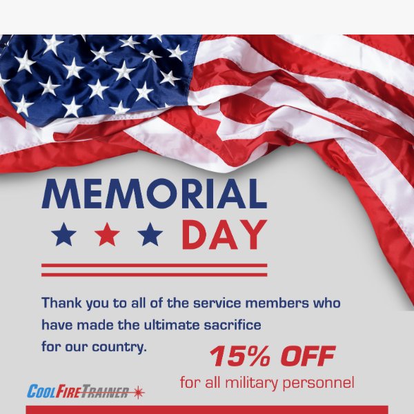 Memorial Day Sale