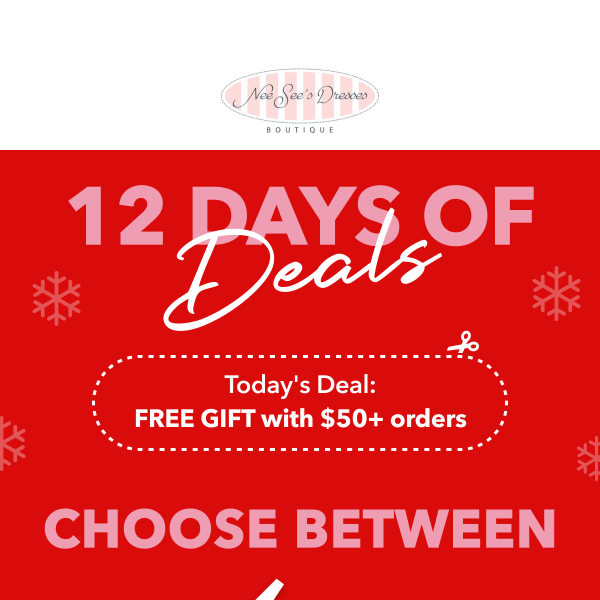 12 DAYS OF DEALS!