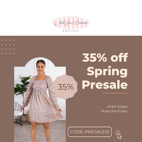 35% Off Our Spring Collection🌸