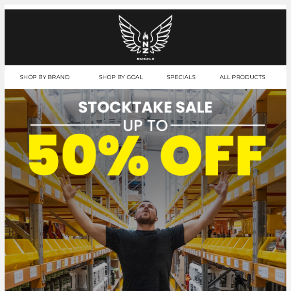 STOCKTAKE SALE 🔥 Up to 50% Off Sitewide 😱